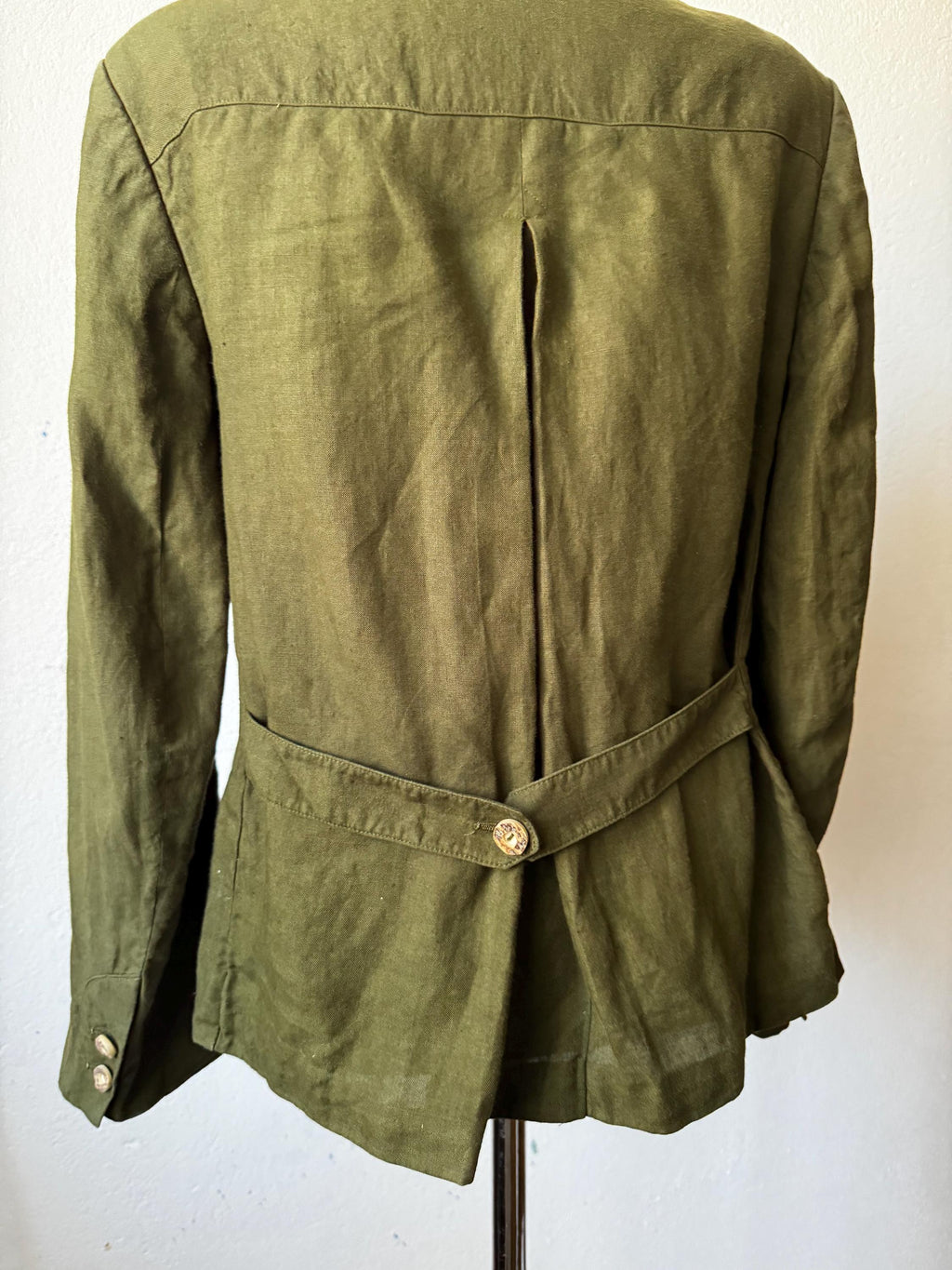 Gossl vintage linen blazer austrian Traschen jacket