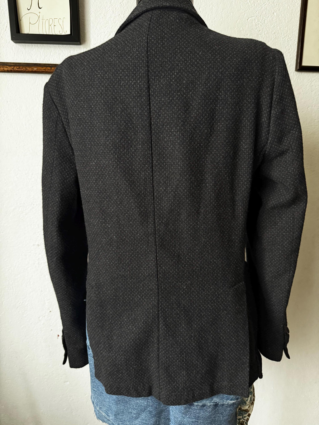 Reworked Liu jo blazer, avant garde fashion, sustainable one of a kind piece