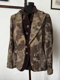 Vintage Mariella Burani blazer Italian wool silk alpaca jacket