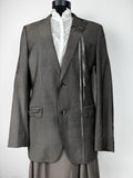 Upcycled Blazer Gothic Style – Hugo Boss Vintage blazer with Chains & Brooch, Sustainable Dark Academia