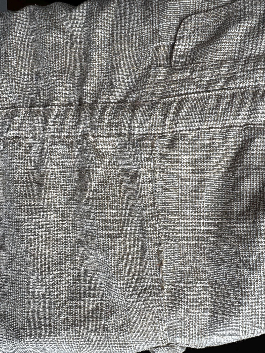 Vintage 70s/80s Safari Jacket LV Sportswear Paris Beige Linen Blend Field Coat