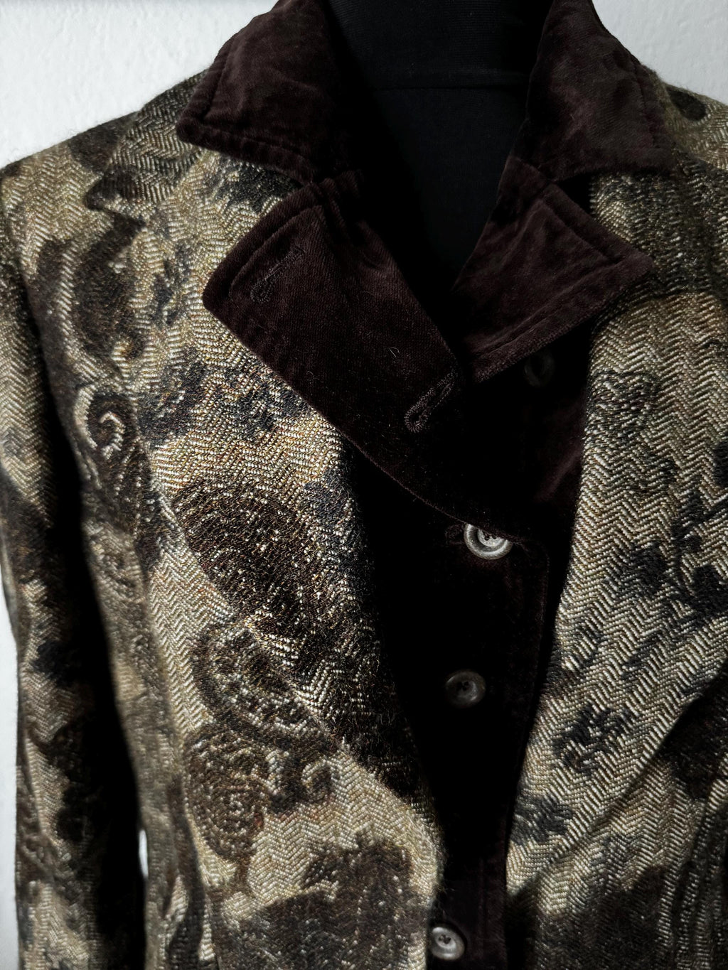 Vintage Mariella Burani blazer Italian wool silk alpaca jacket