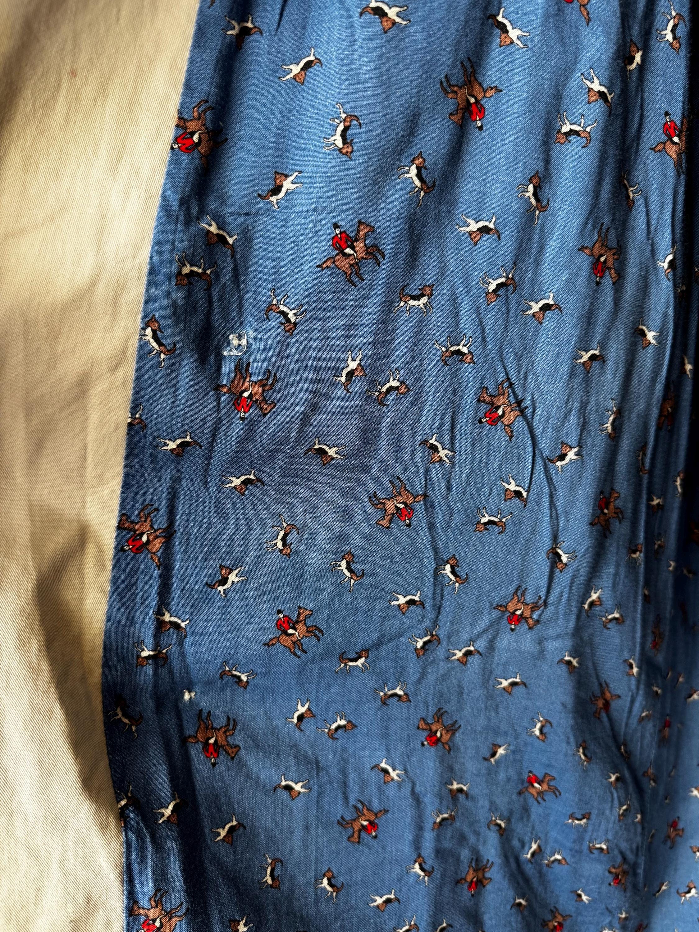 Hand painted vintage trench, one of a kind sustainable piece