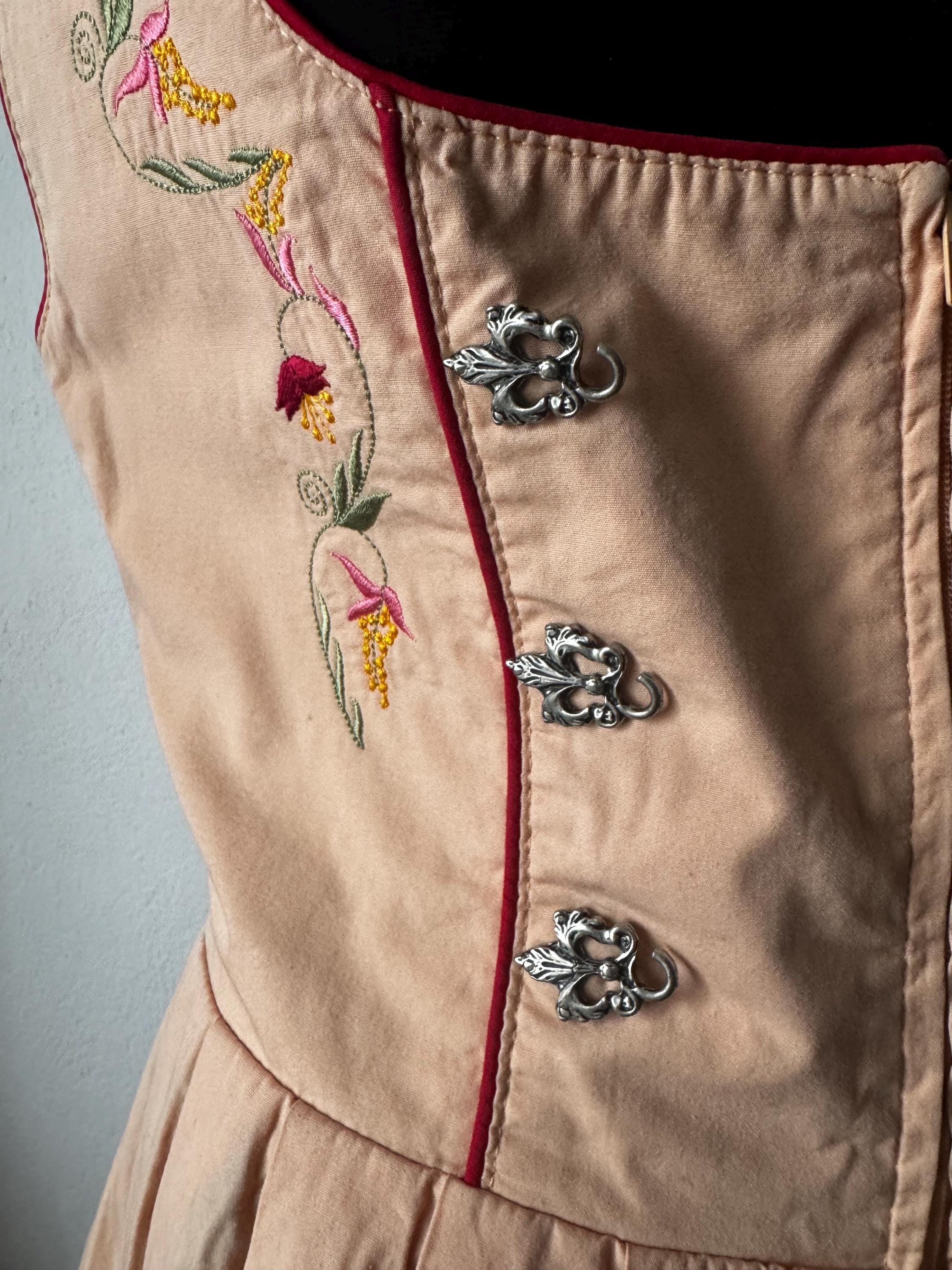 Classic Dirndl Dress Stockerpoint Style | Elegant Traditional Alpine Folk Dress