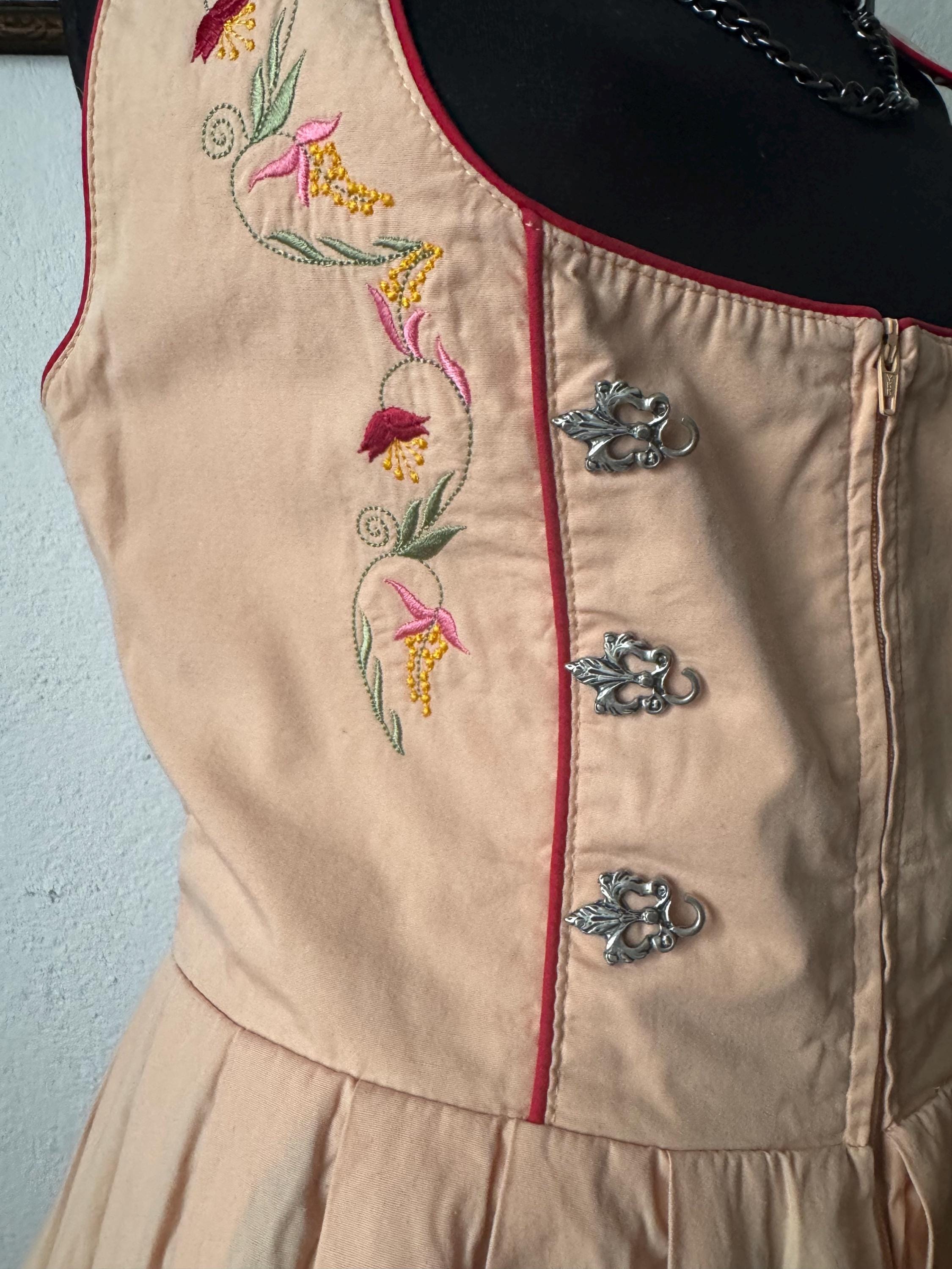 Classic Dirndl Dress Stockerpoint Style | Elegant Traditional Alpine Folk Dress