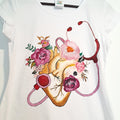 Hand painted tshirt for a Cardiologist Doctor