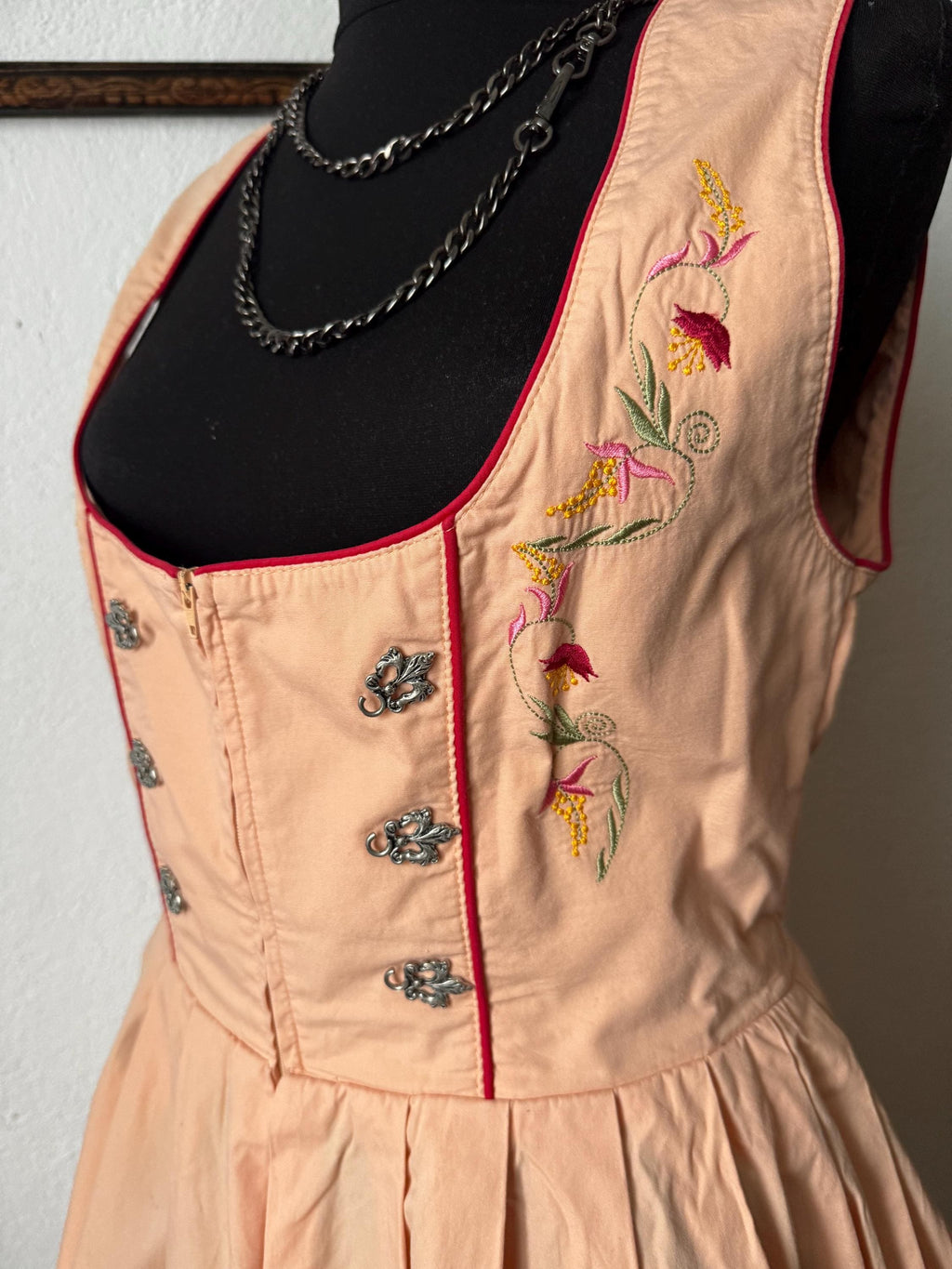 Classic Dirndl Dress Stockerpoint Style | Elegant Traditional Alpine Folk Dress