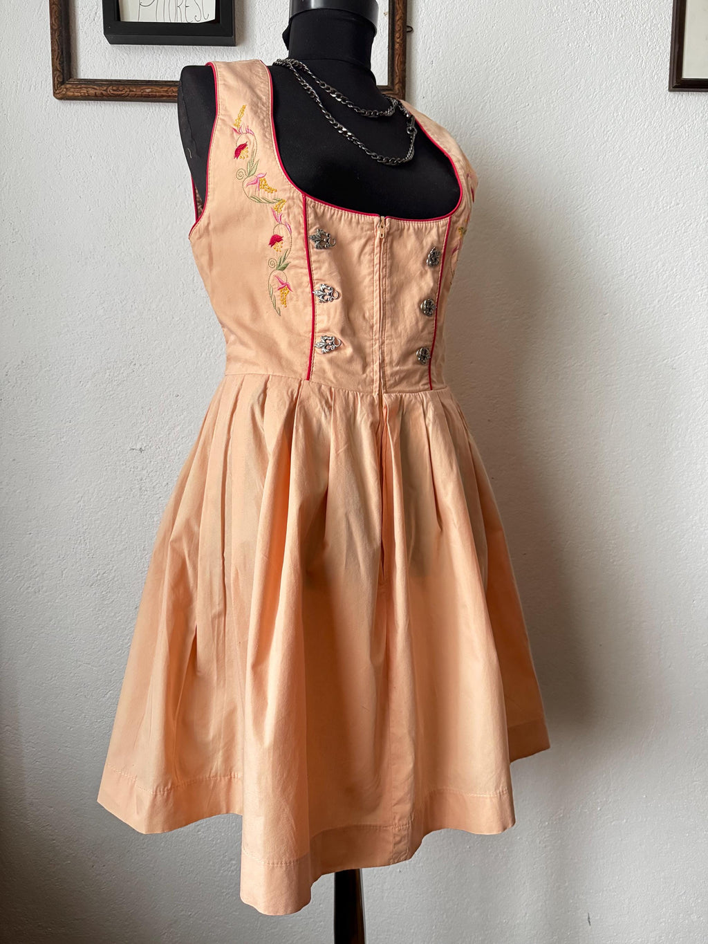 Classic Dirndl Dress Stockerpoint Style | Elegant Traditional Alpine Folk Dress
