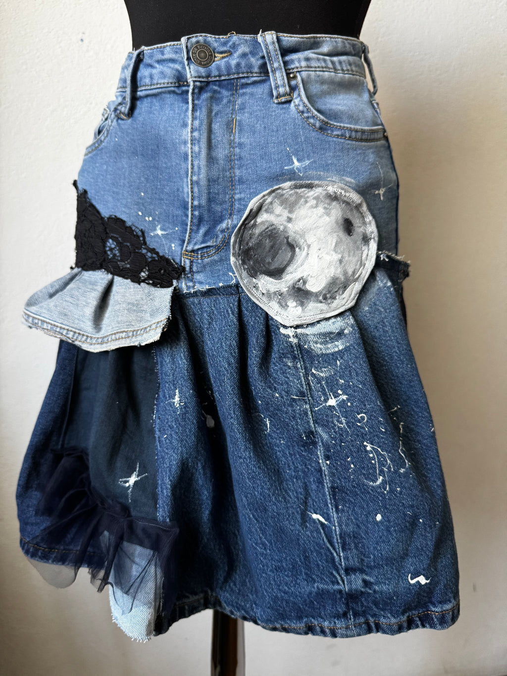upcycledmoonskirt_hand_painted_with_moon_universe