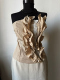 vintage corset top with lace