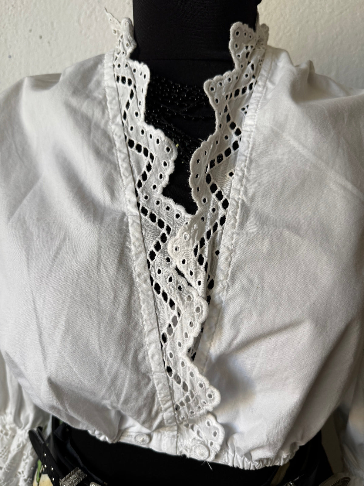 white cotton top festival look